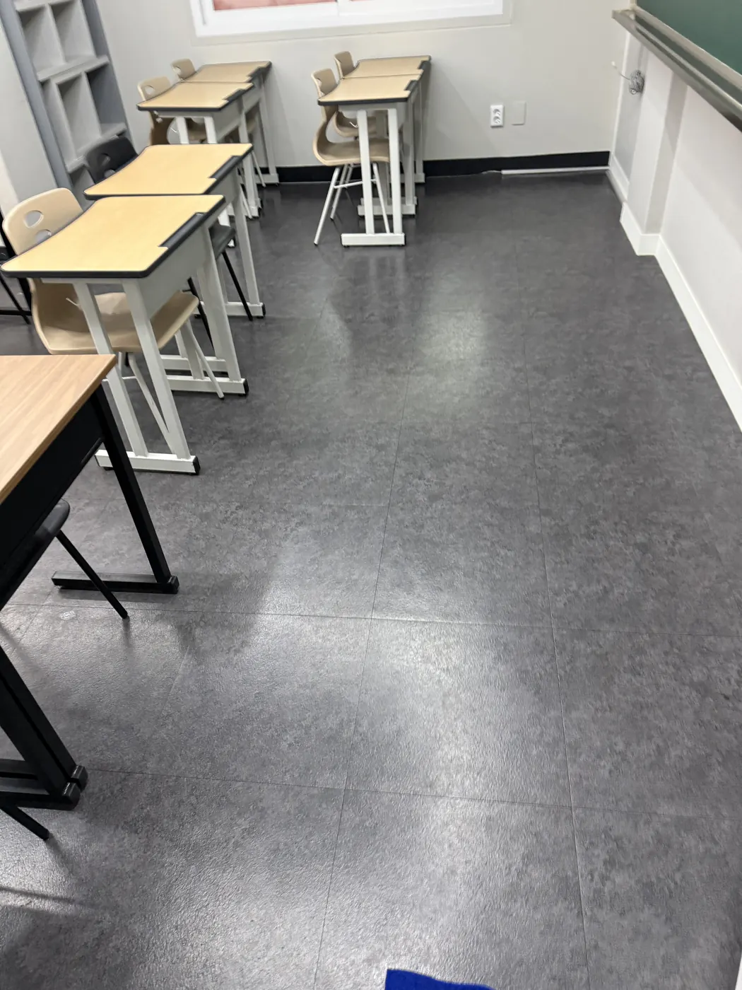 임실읍 학원청소 시공 현장 — 열람석 정리