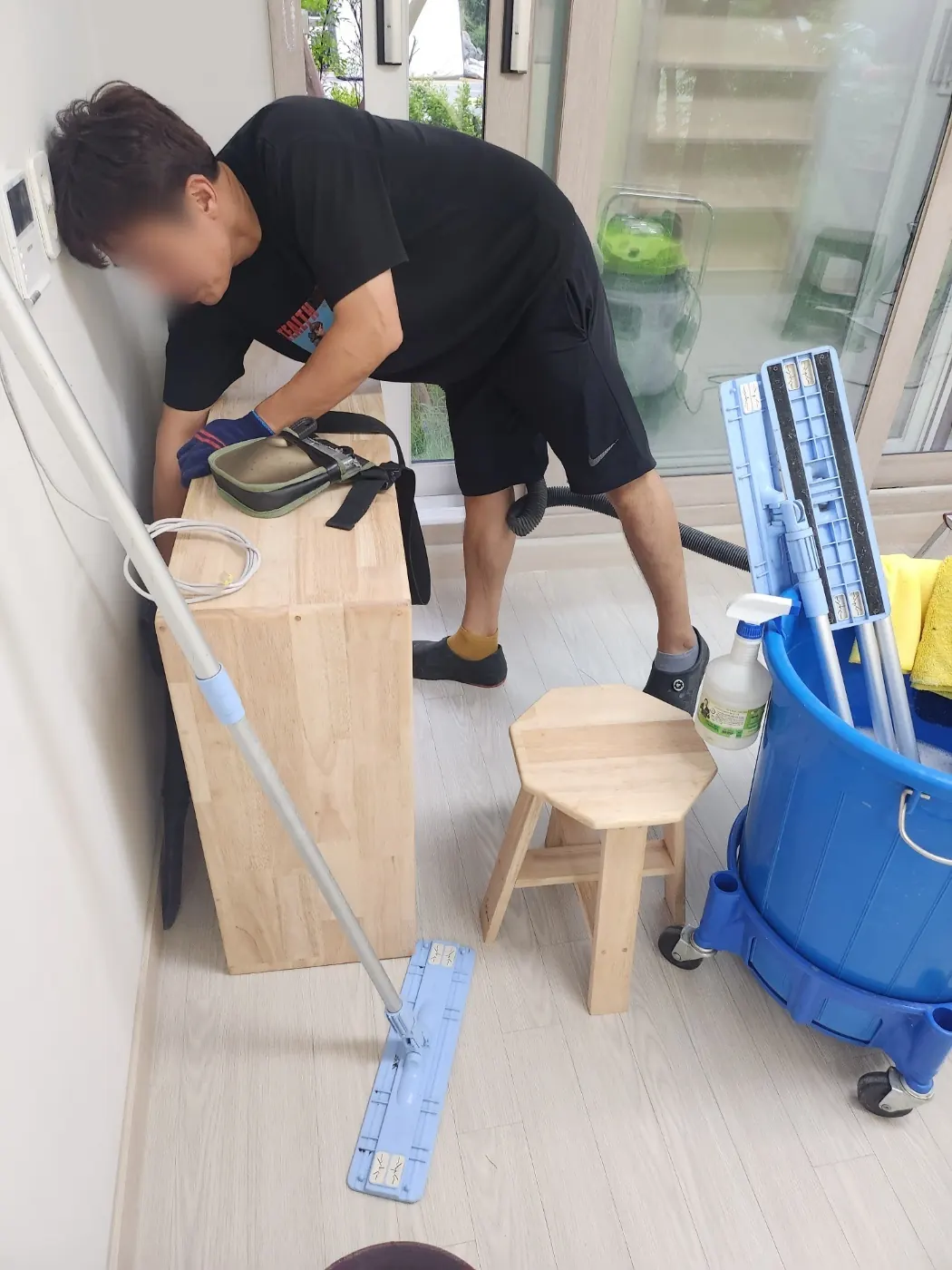 세정 진행 — 임실군 어린이집청소 현장