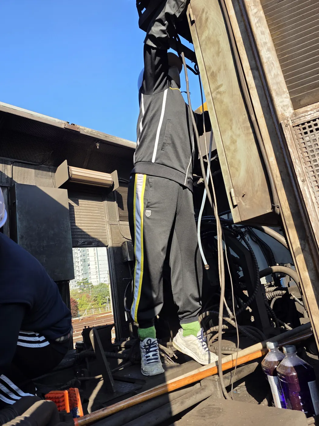 작업 진행 — 진안군 화재청소 현장