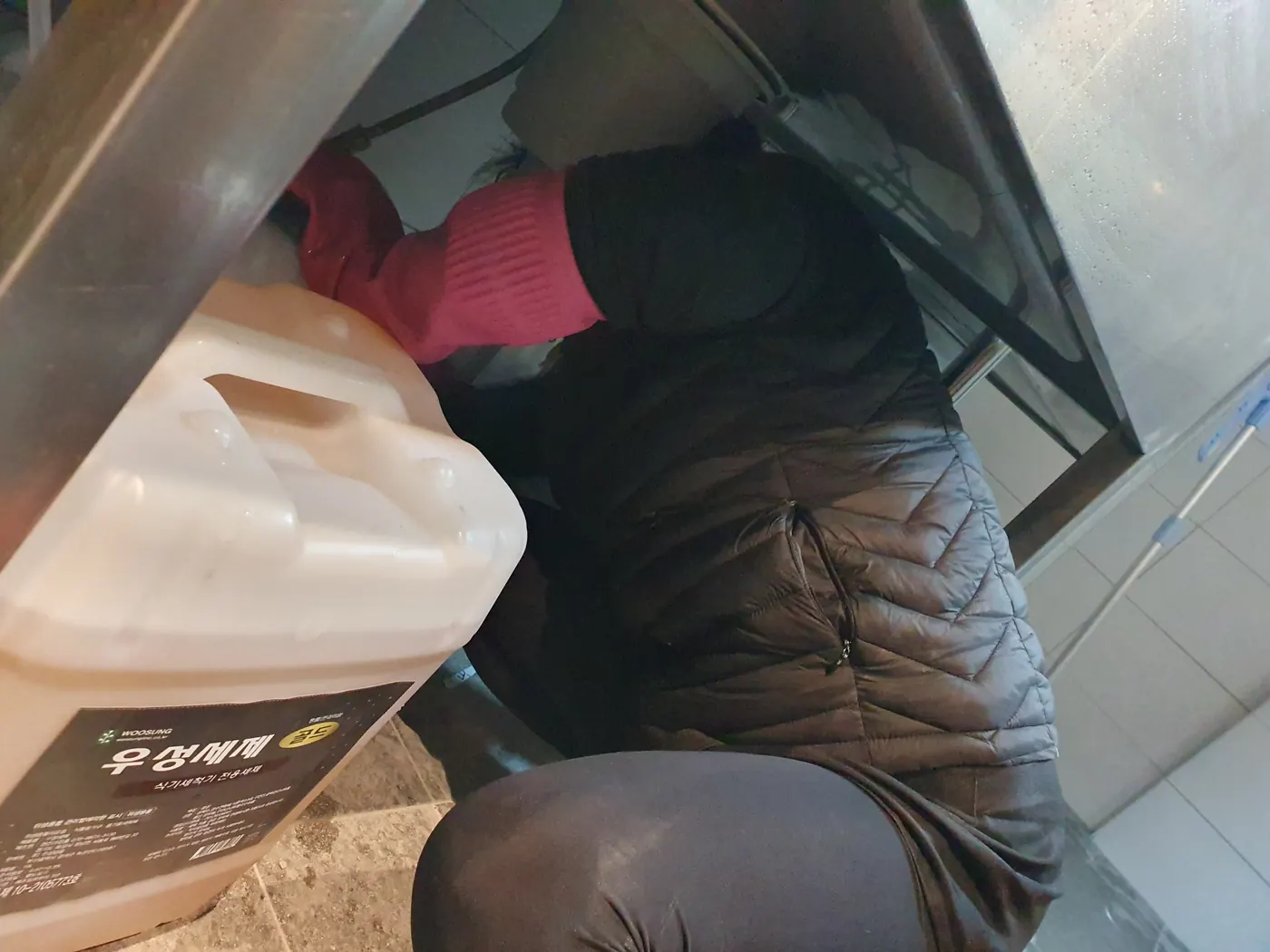 배기 설비 세정 — 하모동 식당청소 현장