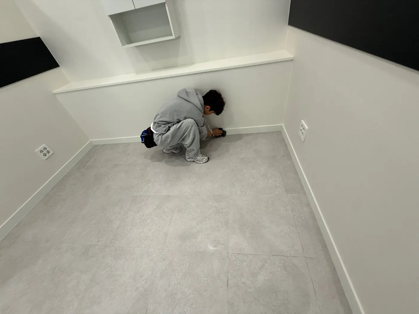 작업 진행 — 완주군 상가청소 현장