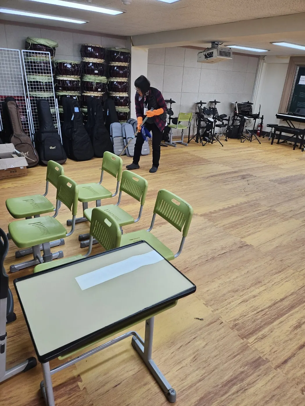 특별실 작업 — 임실군 학교청소 현장