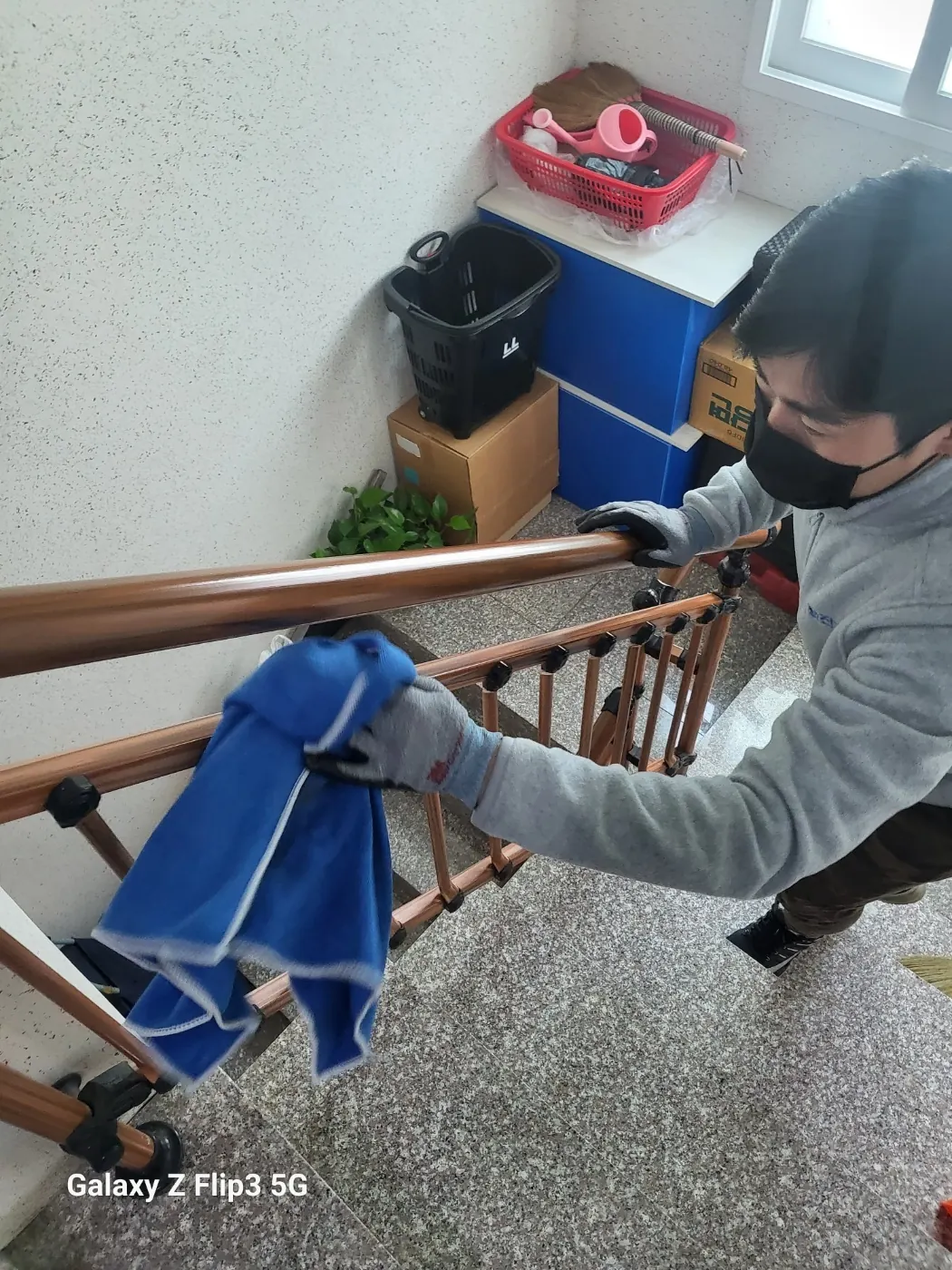 계단실 마감 — 정읍시 계단청소 현장